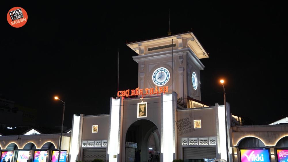 Ben Thanh Market at Night